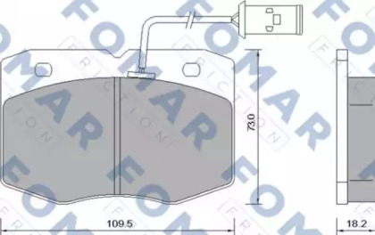 FOMAR FRICTION FO 658881