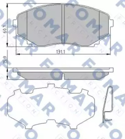 FOMAR FRICTION FO 663781