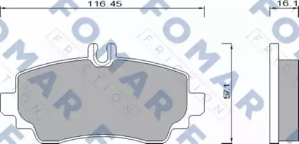 FOMAR FRICTION FO 668581