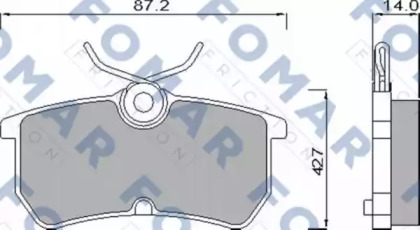 FOMAR FRICTION FO 668781