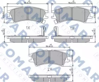 FOMAR FRICTION FO 673681