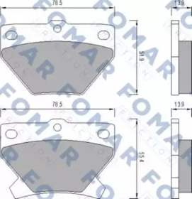 FOMAR FRICTION FO 679181