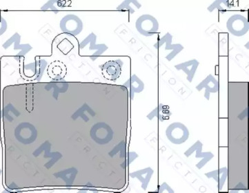 FOMAR FRICTION FO 680281