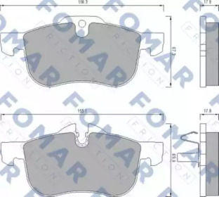 FOMAR FRICTION FO 680381