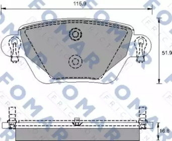 FOMAR FRICTION FO 684681