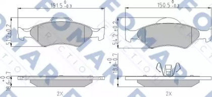 FOMAR FRICTION FO 685381