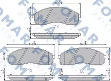 FOMAR FRICTION FO 685981