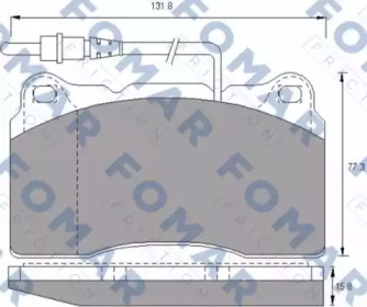 FOMAR FRICTION FO 687481