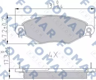 FOMAR FRICTION FO 688181