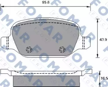 FOMAR FRICTION FO 688581