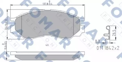 FOMAR FRICTION FO 690781