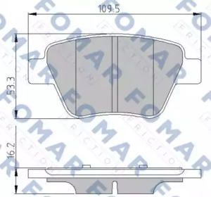 FOMAR FRICTION FO 691581