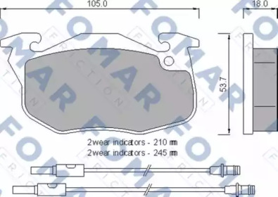 FOMAR FRICTION FO 769481