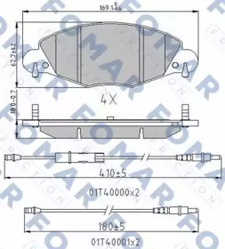 FOMAR FRICTION FO 787181