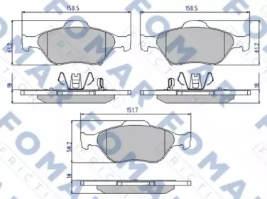 FOMAR FRICTION FO 800281