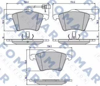 FOMAR FRICTION FO 814781