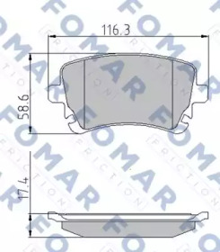 FOMAR FRICTION FO 815281