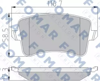 FOMAR FRICTION FO 857581