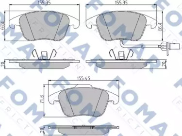 FOMAR FRICTION FO 862381