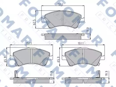 FOMAR FRICTION FO 862681