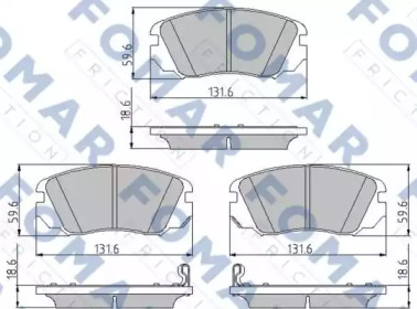 FOMAR FRICTION FO 870181