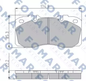 FOMAR FRICTION FO 870281