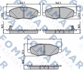 FOMAR FRICTION FO 872281