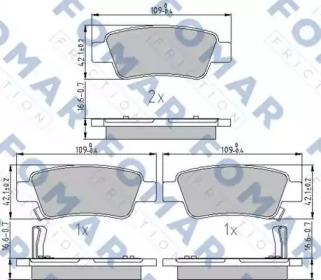 FOMAR FRICTION FO 874281