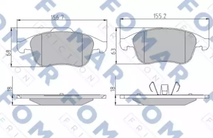 FOMAR FRICTION FO 886381