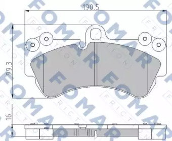 FOMAR FRICTION FO 891581