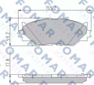 FOMAR FRICTION FO 892381