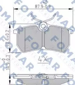 FOMAR FRICTION FO 892481