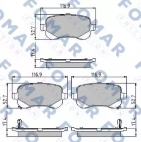 FOMAR FRICTION FO 895581