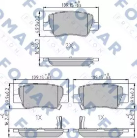 FOMAR FRICTION FO 896881