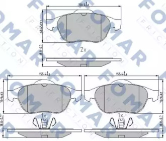 FOMAR FRICTION FO 897081