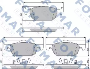 FOMAR FRICTION FO 897381