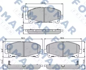 FOMAR FRICTION FO 897481