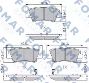 FOMAR FRICTION FO 899281