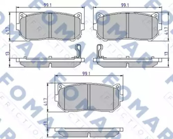 FOMAR FRICTION FO 903481