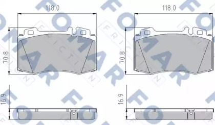 FOMAR FRICTION FO 906681