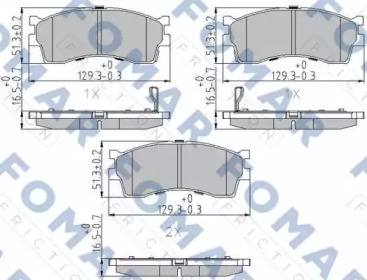 FOMAR FRICTION FO 907081