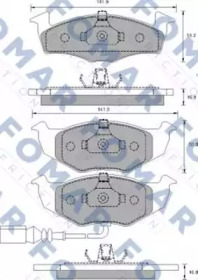 FOMAR FRICTION FO 907381