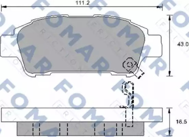 FOMAR FRICTION FO 907481