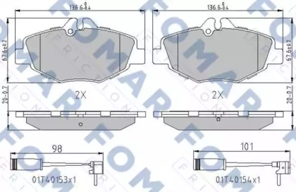 FOMAR FRICTION FO 911081