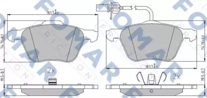 FOMAR FRICTION FO 911381