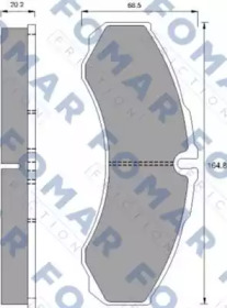 FOMAR FRICTION FO 911481