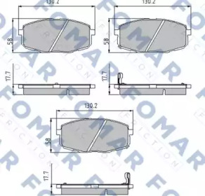 FOMAR FRICTION FO 912181