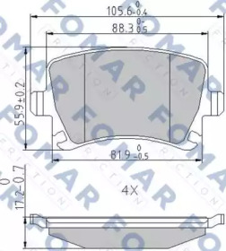 FOMAR FRICTION FO 912381