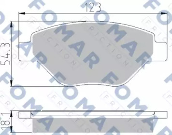 FOMAR FRICTION FO 914381