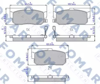 FOMAR FRICTION FO 916981